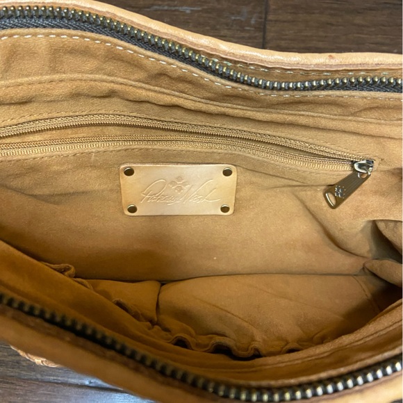 Patricia Nash Castelli Woven Leather Crossbody Shoulder Bag - Picture 7 of 11